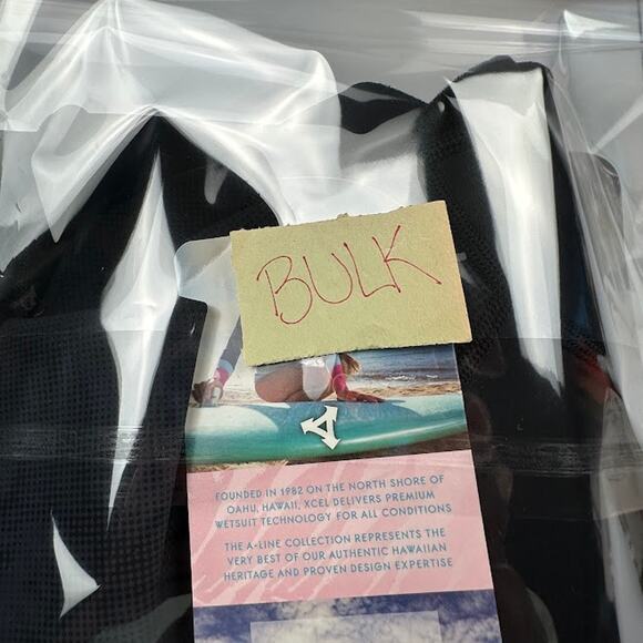 Xcel Wetsuit Womens 10 Black Axis Long Sleeve Back Zip Boy Short Spring 2MM Surf - Picture 14 of 15